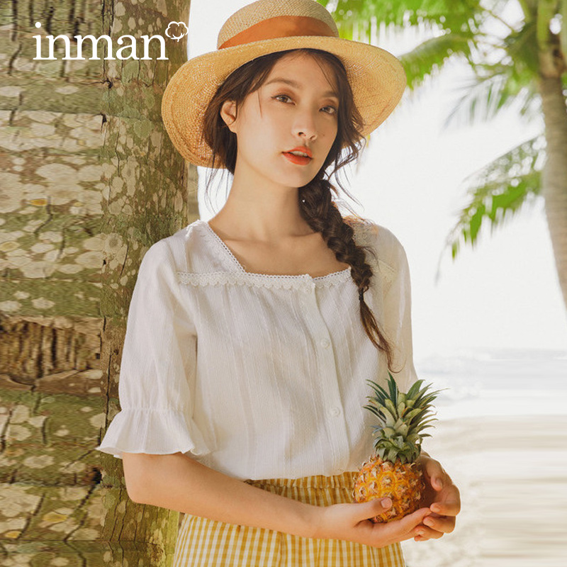  茵曼田田极客衬衫