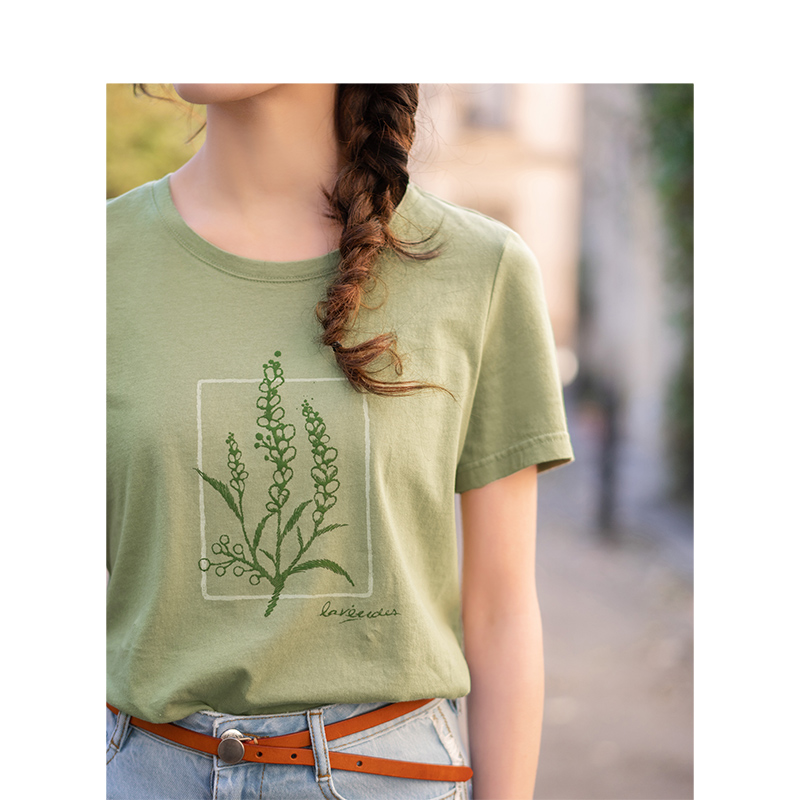 茵曼旗舰店白色纯棉女短袖2020 t恤 茵曼田田极客T恤