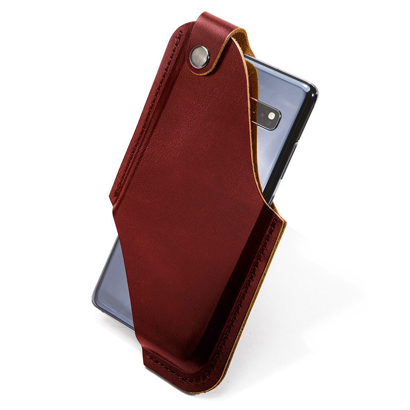 男士皮带腰包牛皮便携运动时尚户外干活简约真皮手机保护套手机包,淘宝优惠券,粉丝福利购,淘宝优惠卷