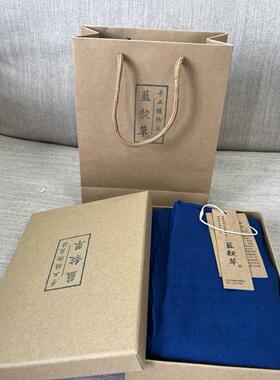 贵州蜡染围巾定制纯色手工绘制