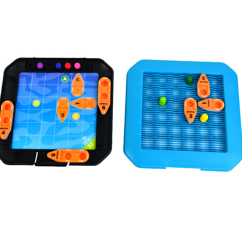 小乖蛋海上救援计划 逻辑推理迷宫儿童亲子互动益智玩具桌面游戏 - 图0