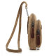 Men's hanging neck belt canvas bag vertical style