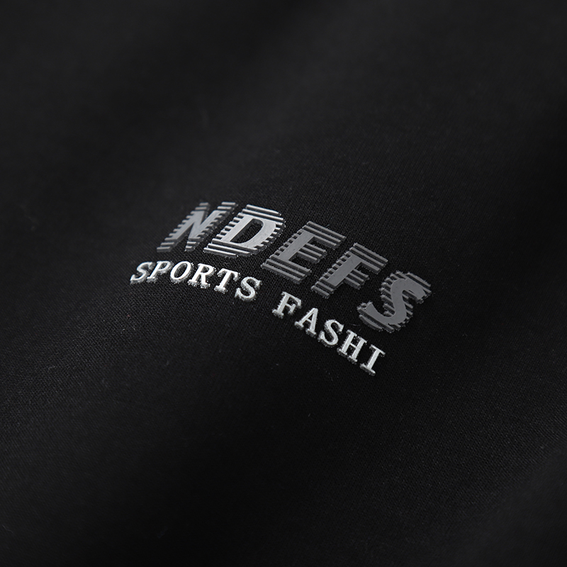 春秋中年大码男休闲运动套装长袖卫衣纯棉长裤加肥加大胖子运动服 - 图2