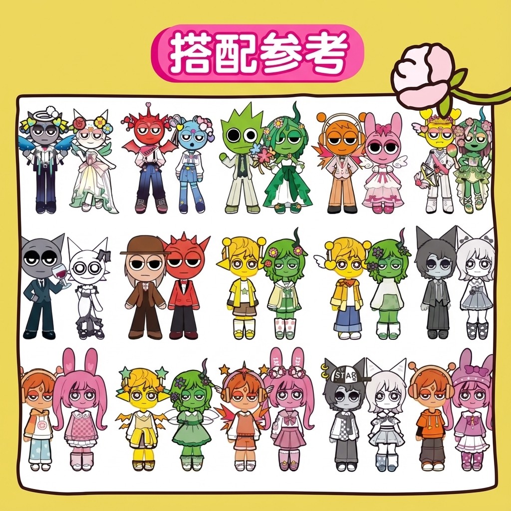 节奏盒子换装贴纸手账立体贴纸书装饰贴画抽象卡通儿童安静书男孩迷你小贴纸奖励高颜值儿童网红爆款复古,淘宝优惠券,粉丝福利购,淘宝优惠卷