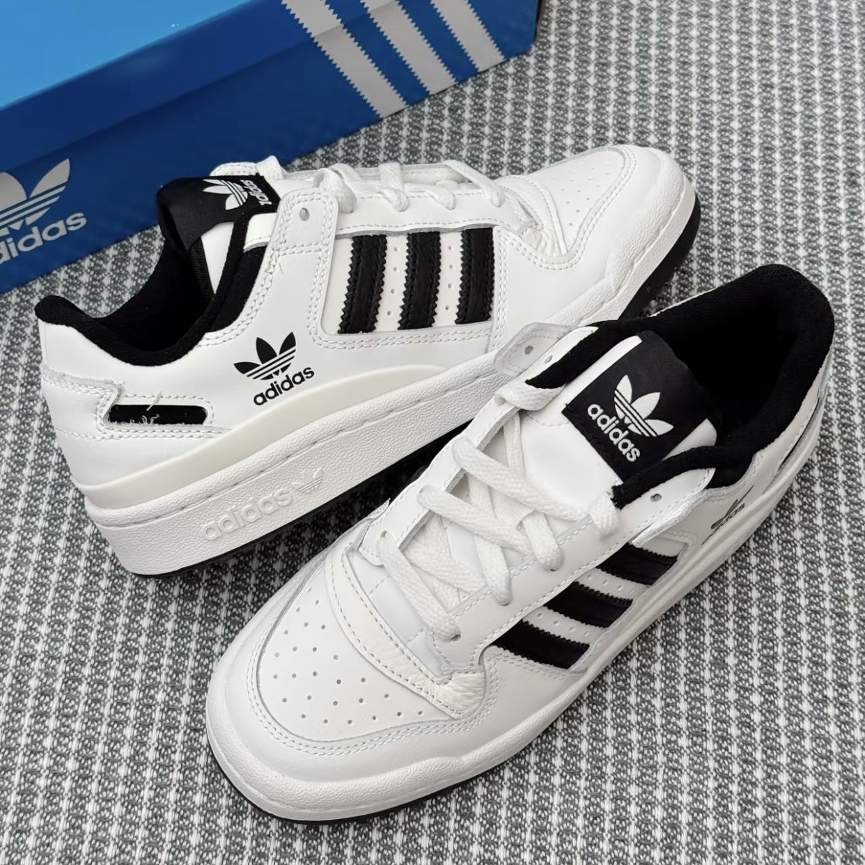 Adidas Forum Low阿迪达斯三叶草男女运动复古休闲板鞋IH7830,淘宝优惠券,粉丝福利购,淘宝优惠卷