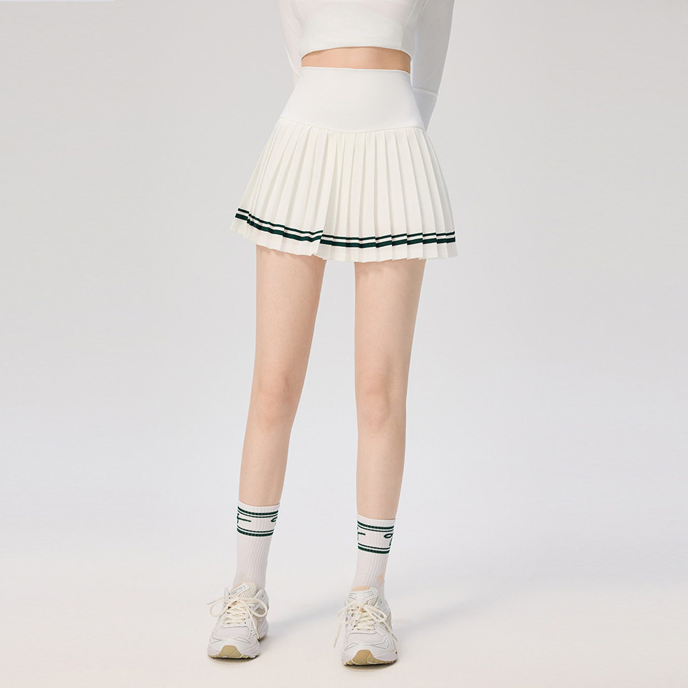 高尔夫羽毛网球运动跑步舞蹈百褶女高腰印花半身跑步健身跳操短裙,淘宝优惠券,粉丝福利购,淘宝优惠卷