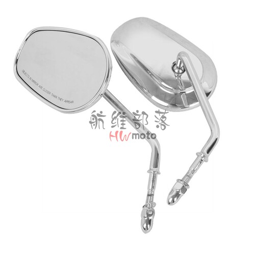 适用哈雷XL883 XL1200 X48硬汉戴娜 威路德 出口品质后视镜反光镜 - 图3