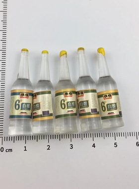 迷你厨房调料用品树脂小瓶子微缩调味品食用油酱油白醋diy小配件