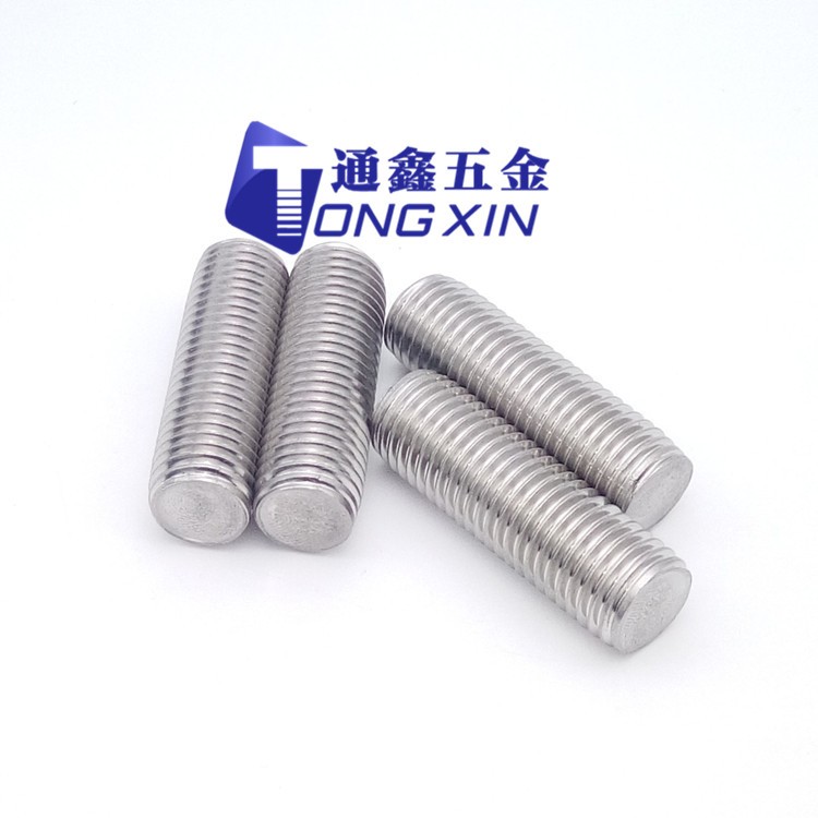 锈M3M4MM5M63 304不钢丝全螺纹牙棒通丝螺杆 无头螺栓螺柱杆 牙条 - 图2