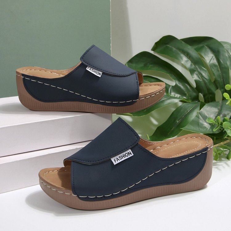 2025夏季新款欧美大码36-43休闲透气轻便缝线耐穿凉鞋拖时尚百搭,淘宝优惠券,粉丝福利购,淘宝优惠卷