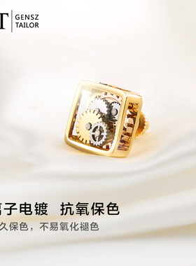 机械胸针精美礼盒包装