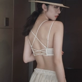 Нижнее белье, кружевной бюстгальтер пуш-ап, бюстгалтер, бюстгальтер без косточек, красивая спина