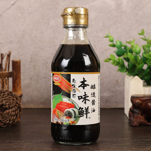 天禾本味鲜鱼生寿司蘸料酿造酱油日料鱼生三文鱼刺身酱油 - 图3