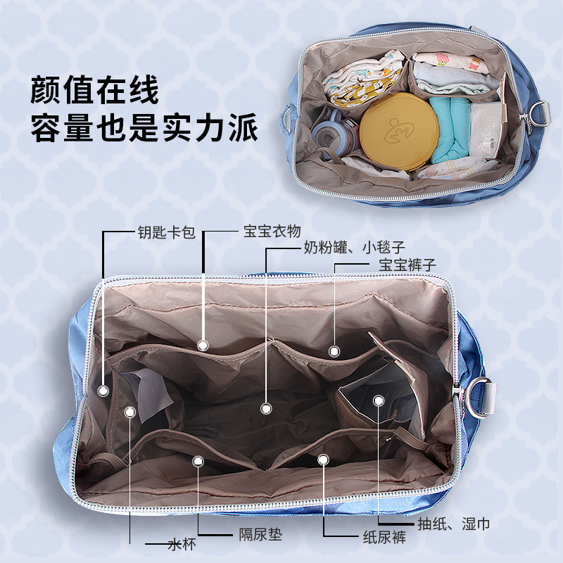 2020新款潮妈手提多功能 阿兰贝尔妈咪包/袋