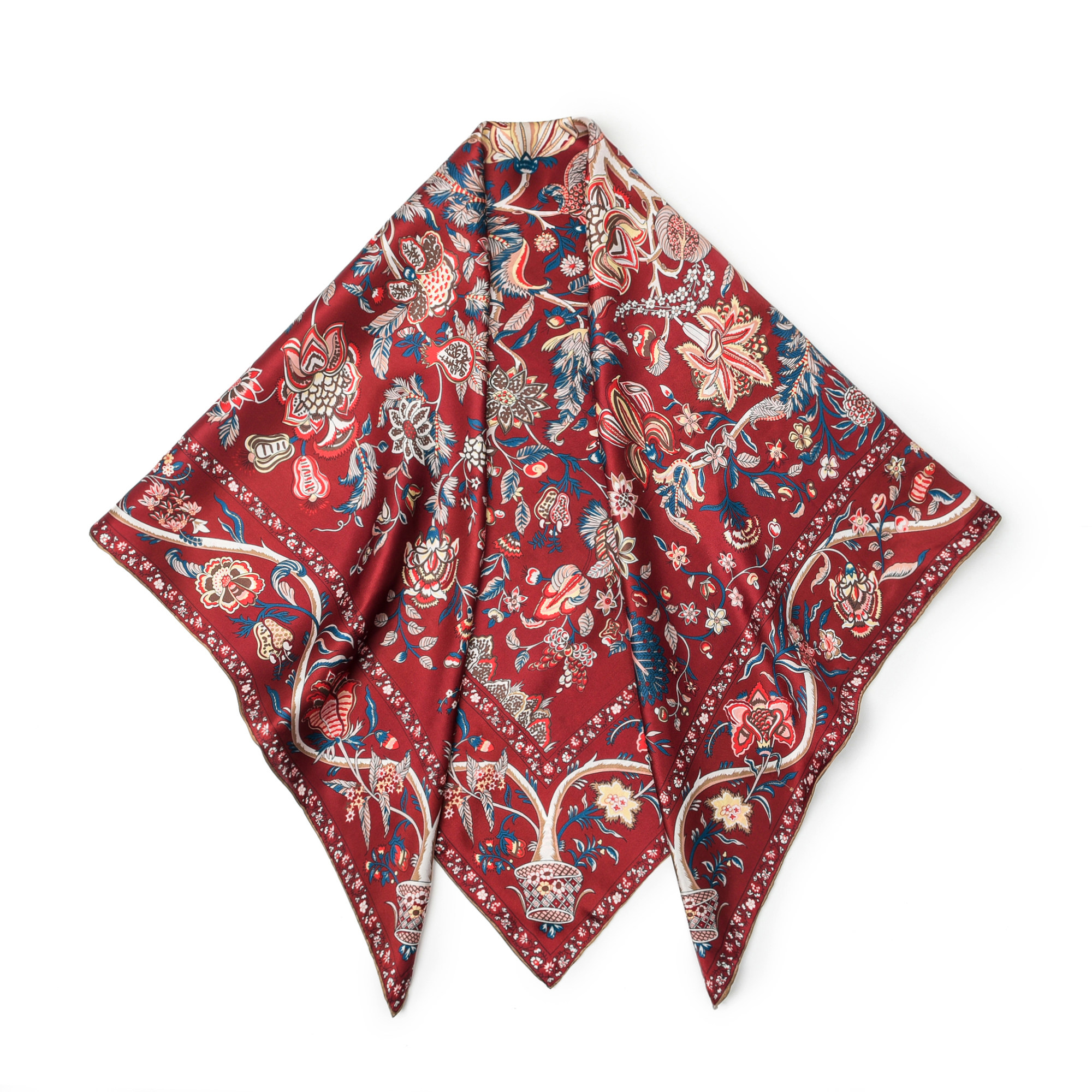 100%桑蚕丝巾女夏季薄款大方巾气质日常通勤百搭七夕礼物礼盒装,淘宝优惠券,粉丝福利购,淘宝优惠卷