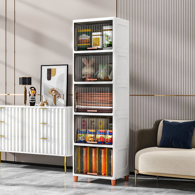 翻盖收纳柜子置物柜家用多层塑料收纳箱零食储物整理箱夹缝缝隙柜,淘宝优惠券,粉丝福利购,淘宝优惠卷