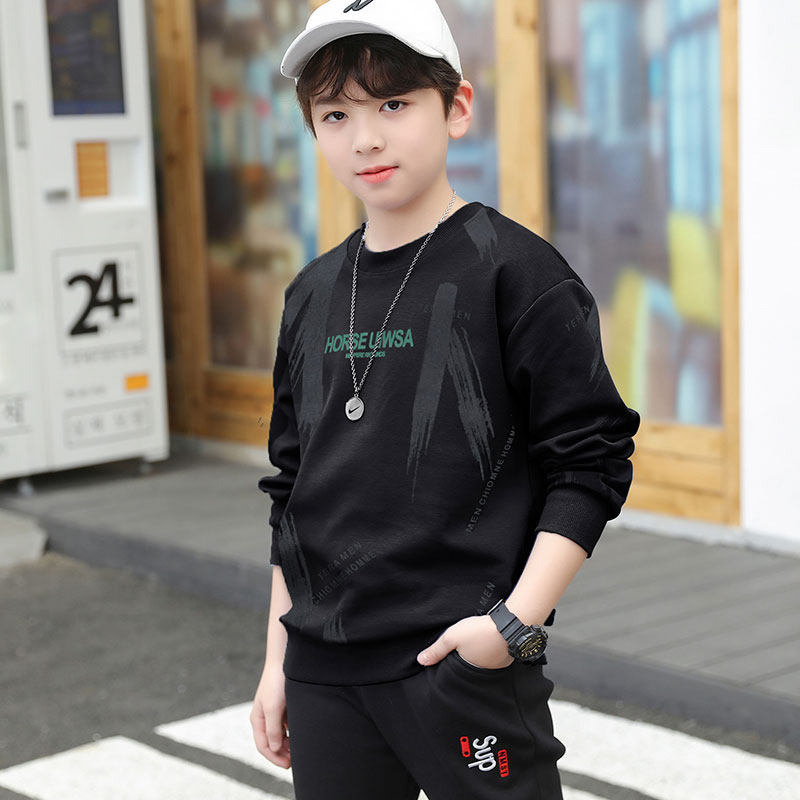 男童加绒2022春秋装中大童纯棉卫衣 童心窝卫衣/绒衫