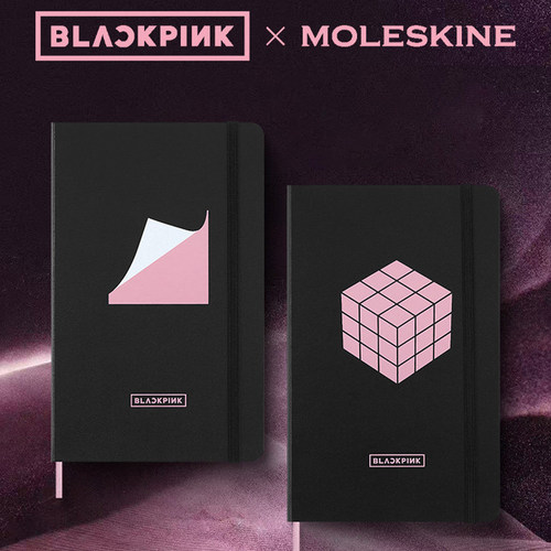 Moleskine x BLACKPINK联名款笔记本2026新款精美手帐周记本子A5 - 图0