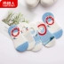 Vớ trẻ em Nam Cực vớ mùa xuân và mùa hè vớ mỏng nam bé gái sinh viên cotton lưới thoáng khí vớ thuyền - Vớ