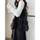 Niche handmade rose suit skirt skirt vest