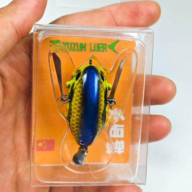 微物水面蝉浮水水面系路亚饵4.5cm7g爬饵鲈鱼红眼马口军鱼饵,淘宝优惠券,粉丝福利购,淘宝优惠卷