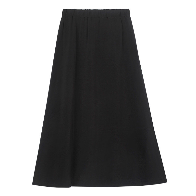 雪纺夏薄款a字裙ins风高腰半身裙 然可服饰半身裙