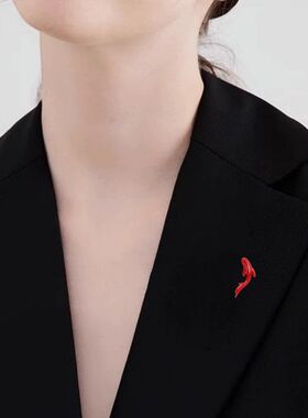 寓意年年有余毛衣外套男女小红色