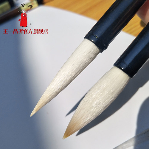 王一品斋笔庄天官牌湖州老字号善琏湖笔中号郭沫若纪念笔中楷毛笔兼毫初学者专用练字书法入门楷书 鼎堂遗爱 - 图0
