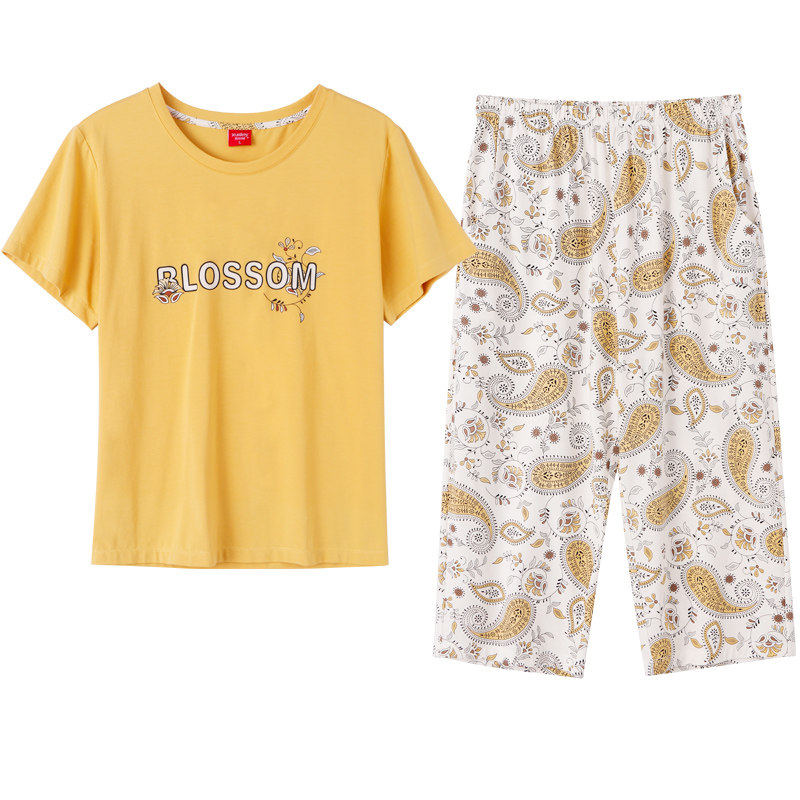 2020新品懒人甜美女款夏天精品睡衣 雪仙丽睡衣/家居服套装