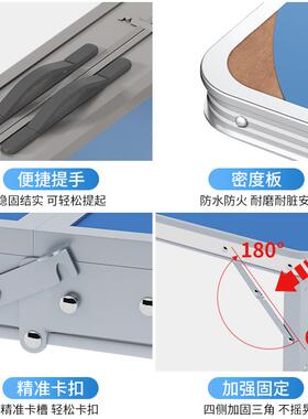 折叠桌户外夜市摆摊地推便携式折叠桌子简易家用小桌子折叠餐桌椅
