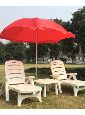 庭院酒店浴场躺椅沙滩躺椅塑料躺椅游泳池躺沙滩椅户外游泳池躺床