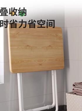 摆摊折叠桌子餐桌家用吃饭方桌小户型写字桌简易电脑桌卧室长条桌
