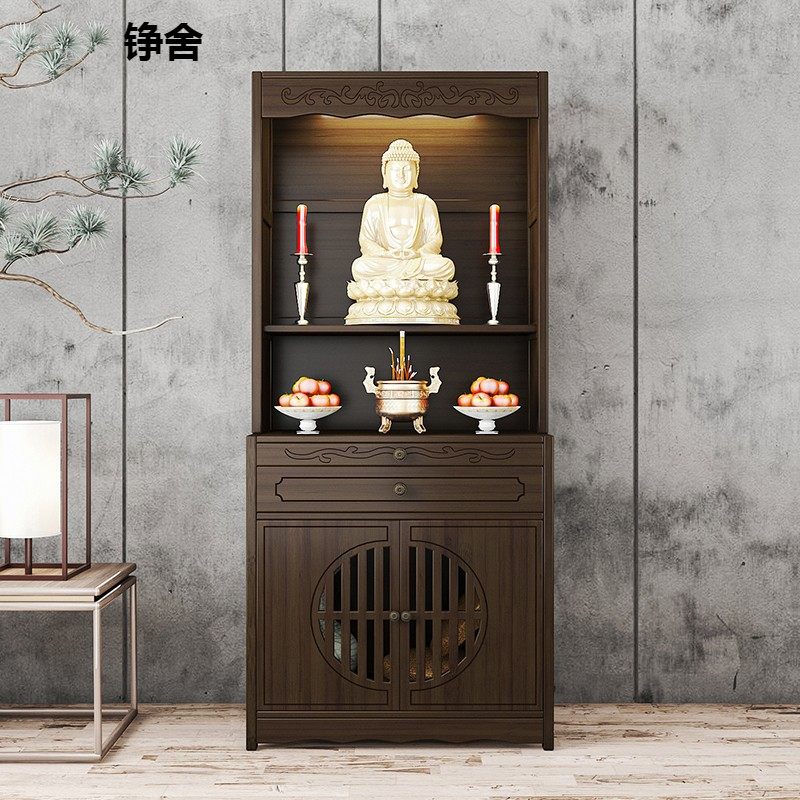佛龛供桌佛台家用台柜柜子供奉台龛新中式立柜现代风格_虎窝淘