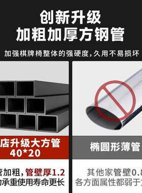 麻将椅子家用高靠背专业会议室椅轻奢凳员工网红带扶手
