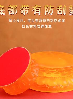 琉璃莲花底座佛像供台客厅玄关摆件观音座供佛增高家居佛台