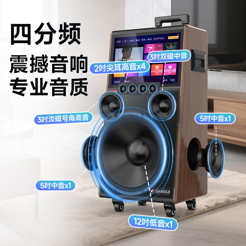 20% subsidy for Shanshui PQ129 outdoor karaoke speakers