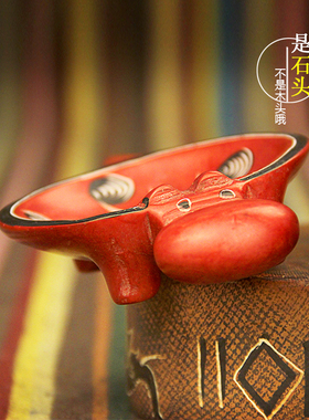 石材收纳茶几纯手工石头雕刻