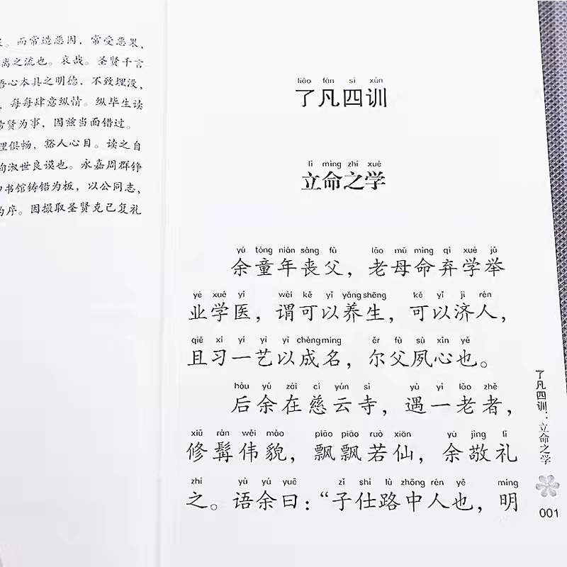 了凡生意经了凡四训简体注音含太上感应篇文昌帝君阴鸷文俞净意公遇灶神记企业家研修班课堂实录智然老师讲述传统文化与企业管理 - 图1