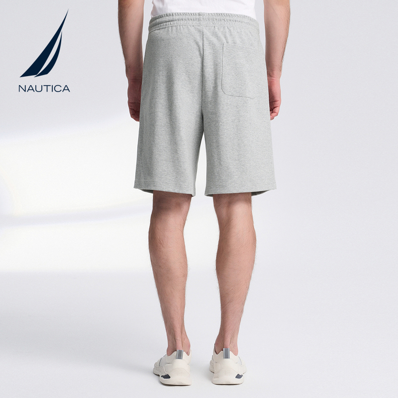 NAUTICA/诺帝卡男装夏季简约棉质亲肤舒适针织运动裤短裤KO3220 - 图2