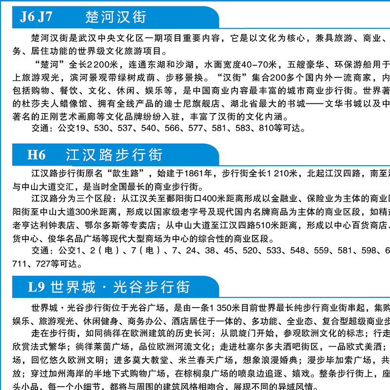 【赠公交手册】武汉地图2023年新版武汉市地图CITY市区城市汉口 城区图交通旅游图 撕不烂防水交通旅游生活铁路酒店地铁湖北省旅游 - 图2