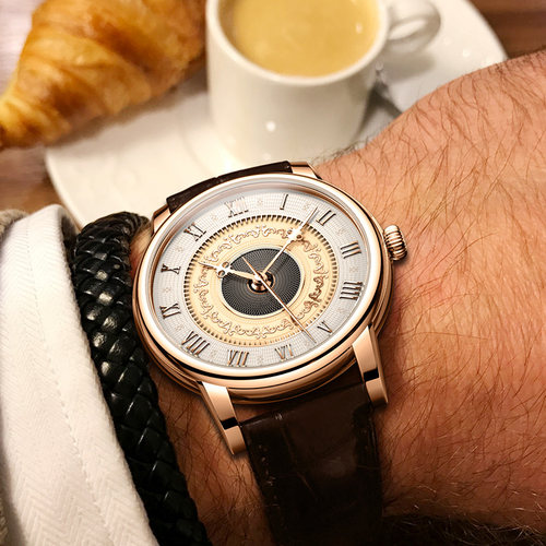 罗宾尼男士手表机械表男全自动商务简约新款品牌真皮皮带腕表十大 - 图2