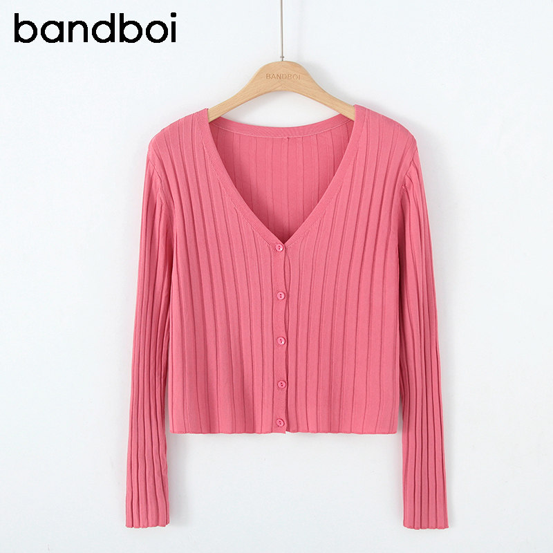 高腰短款外搭冰丝薄款小披肩针织衫 邦德宝依毛针织衫