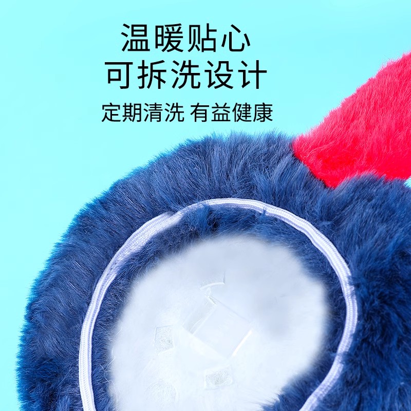 奥特曼儿童耳罩冬季宝宝耳暖男童折叠耳包保暖护耳朵冬天男孩耳套