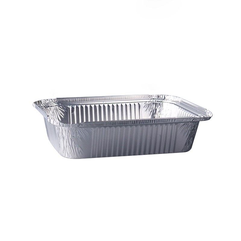 一次性锡纸盒外卖专用打包烧烤铝箔盒长方形烤鱼外卖盒加厚餐盒子