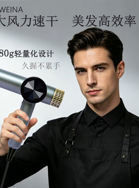 发廊大功率3.3米超长线电吹风机