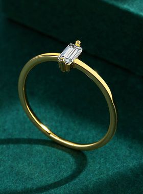 TOOK Otnament新款S925纯银爪牙镶钻戒指女送朋友毕业季小饰品ins