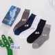 Red pepper odorproof and breathable men's velvet socks
