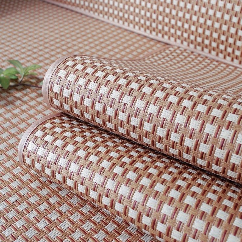 家用床席夏季凉席双面藤冰丝学生宿舍单人床上草席防滑可折叠裸睡,淘宝优惠券,粉丝福利购,淘宝优惠卷