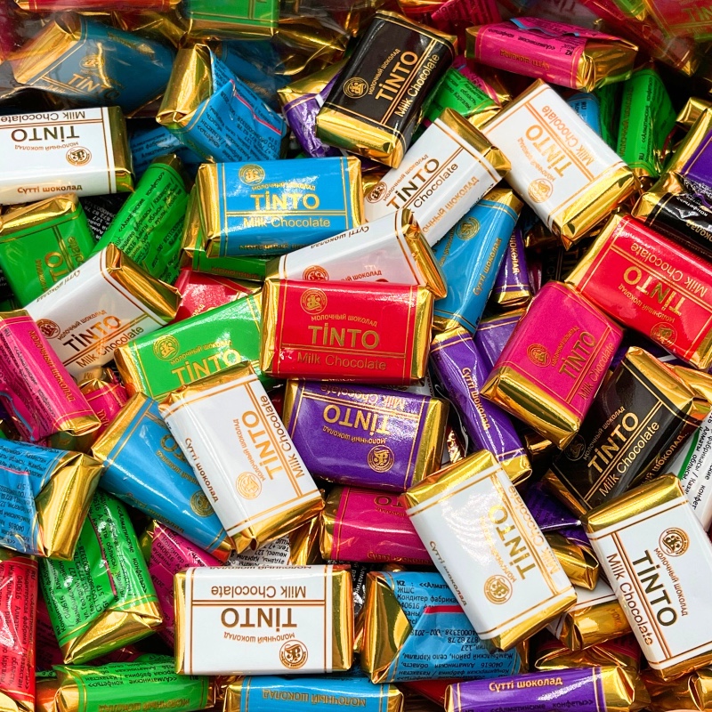 正品哈萨克斯坦巧克力片原装进口巧克力糖果喜糖婚庆霍尔果斯口岸 - 图0