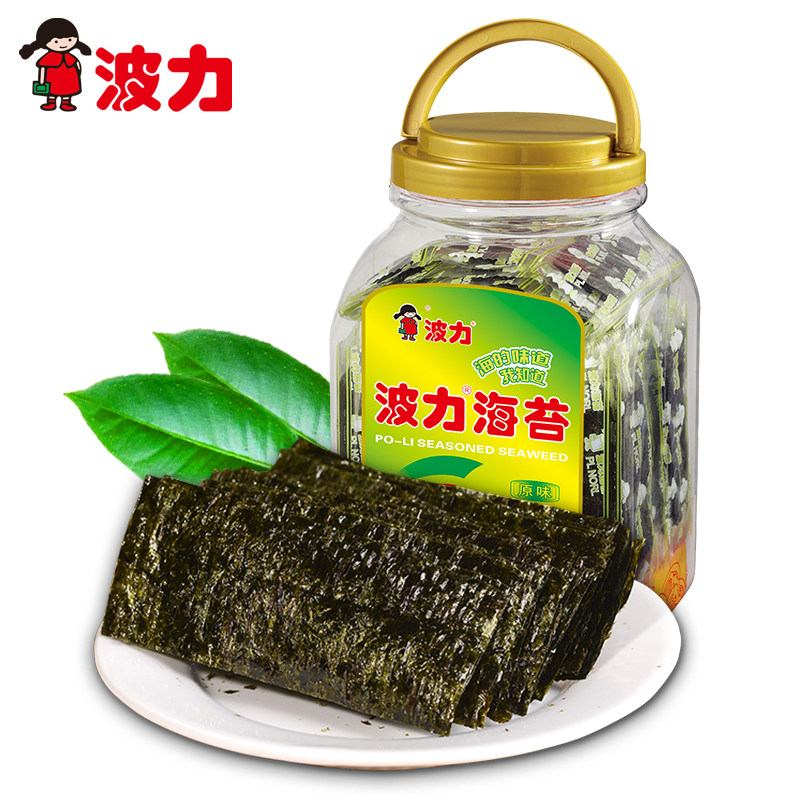 【预售】波力原味126g紫菜罐装海苔 波力海苔系列